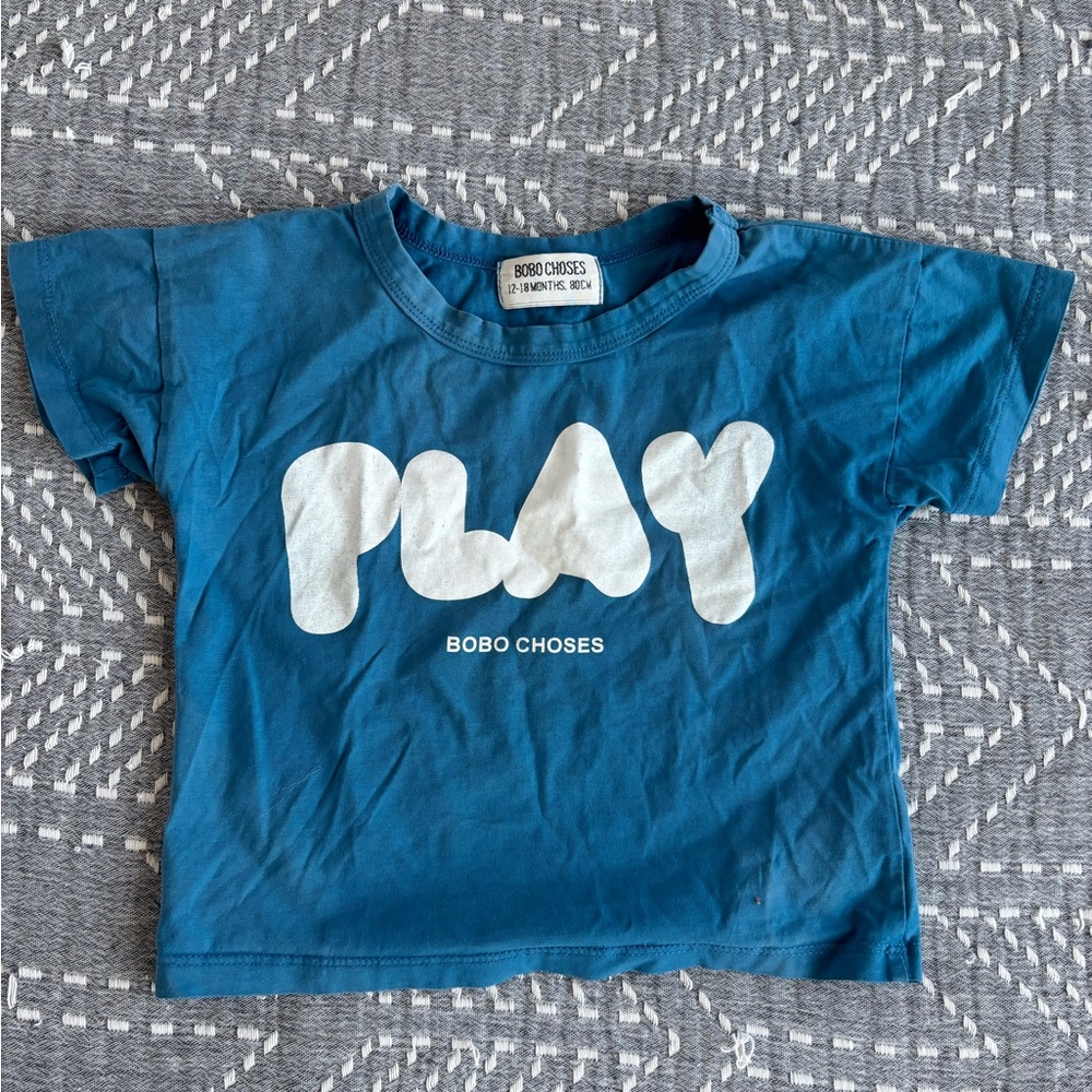 Bobo Choses Teal Graphic Tee